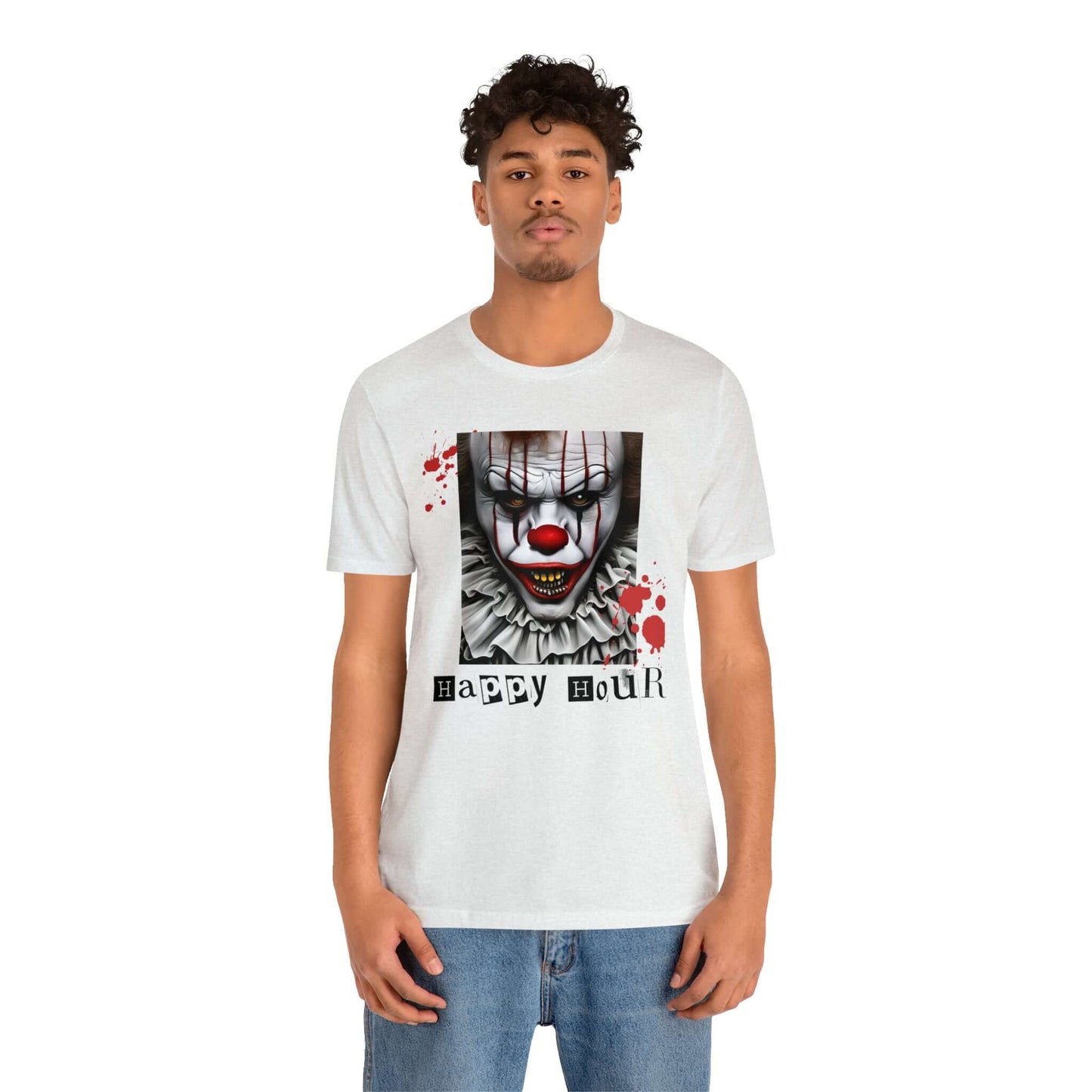 Spooky Season Ultimate Scary Clown Short Sleeve Tee, Brand63