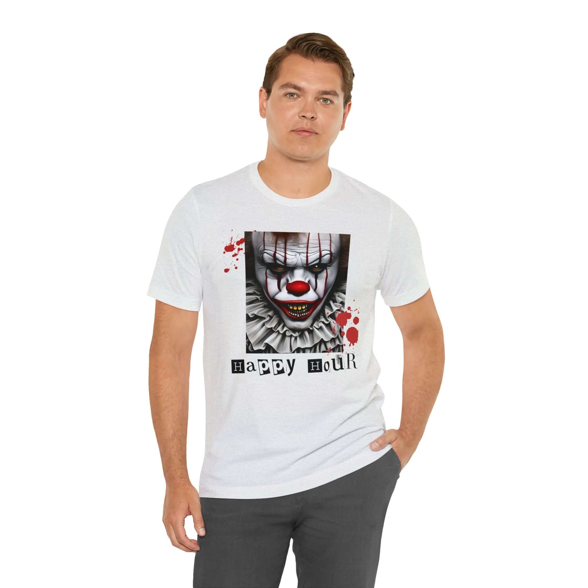 Spooky Season Ultimate Scary Clown Short Sleeve Tee, Brand63