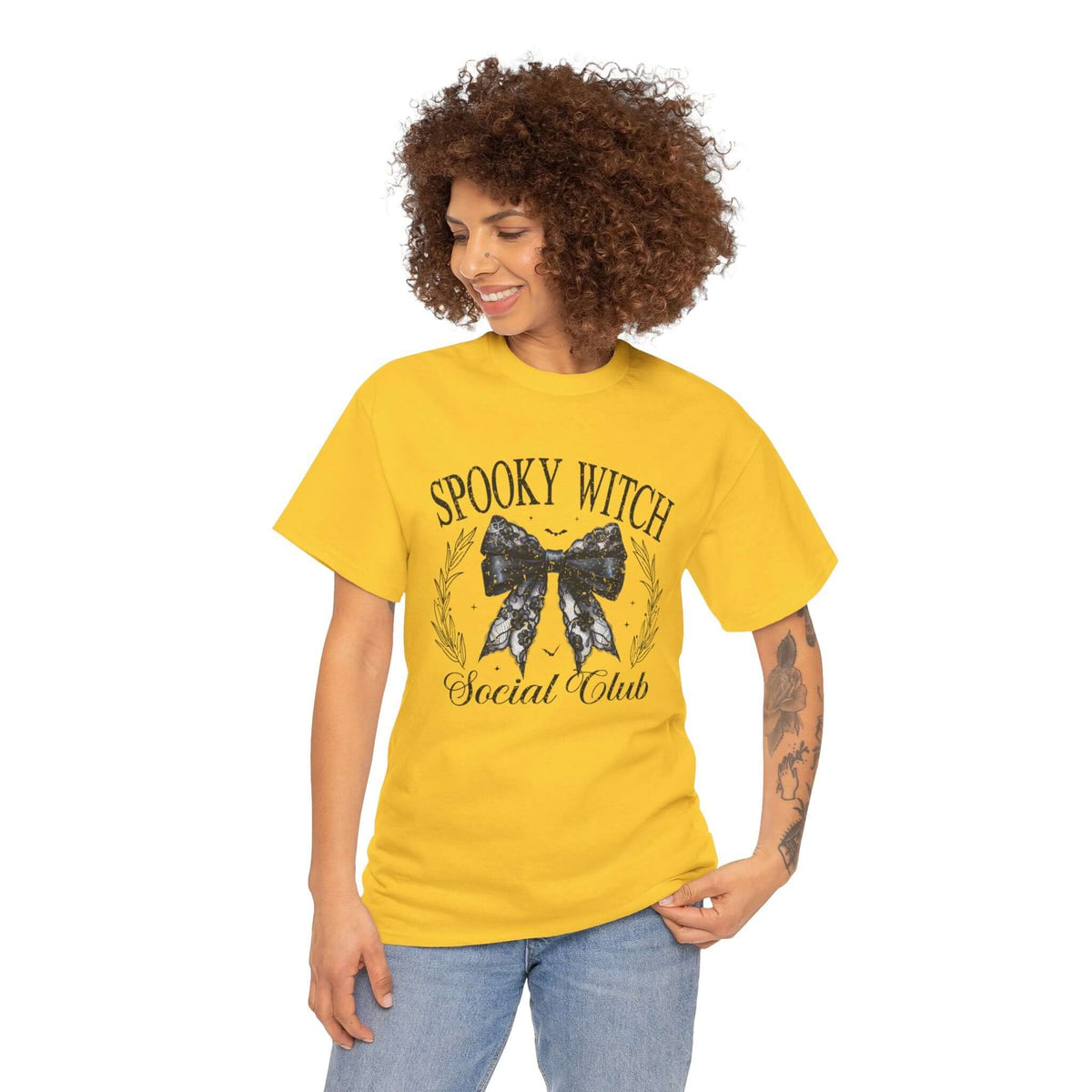 Spooky Witch Social Club Halloween T-Shirt, Brand63