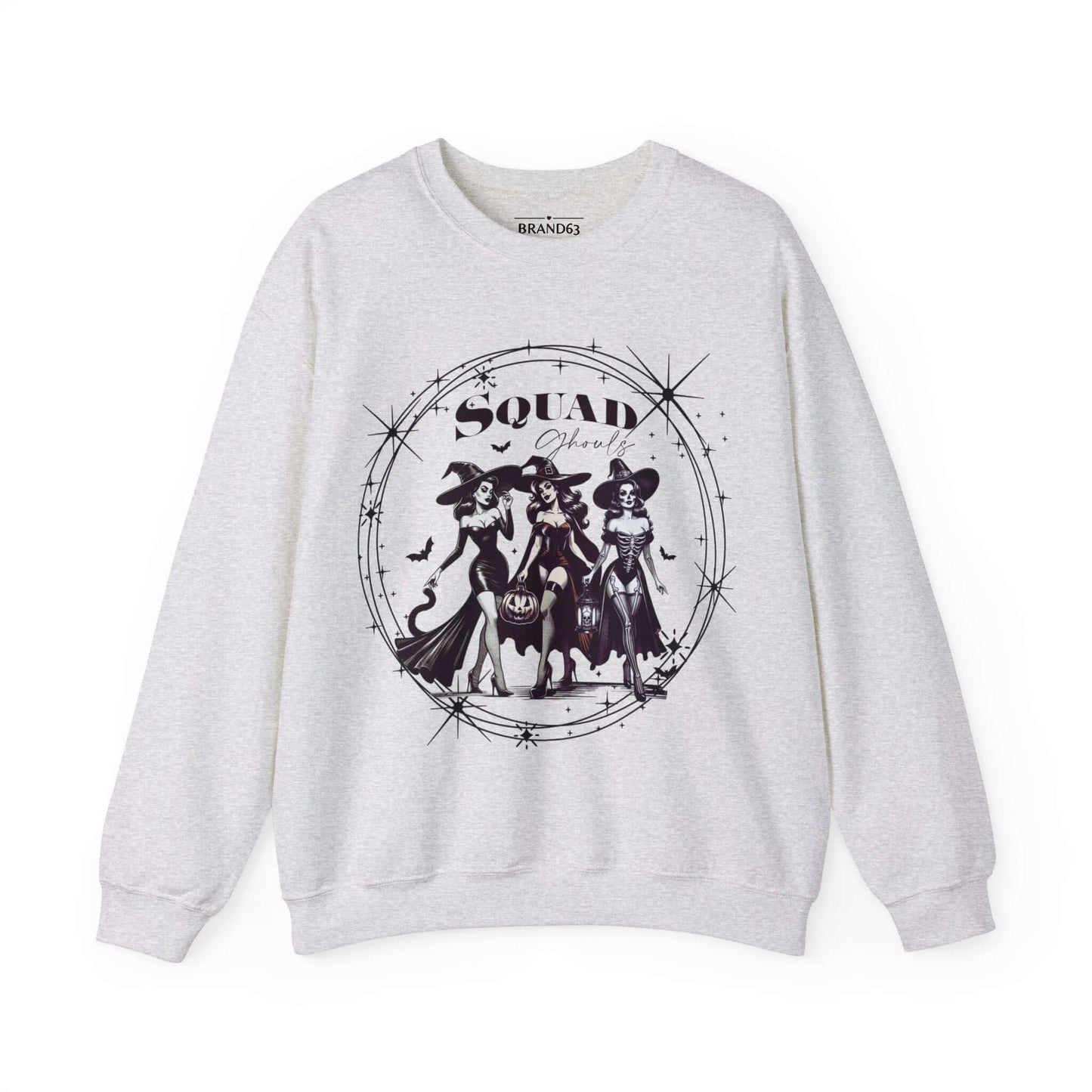 Squad Ghouls Witchy Halloween Sweatshirt, Brand63