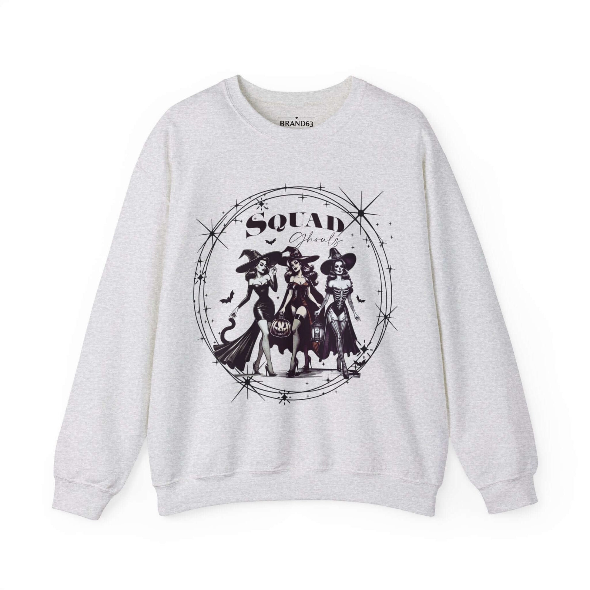 Squad Ghouls Witchy Halloween Sweatshirt, Brand63