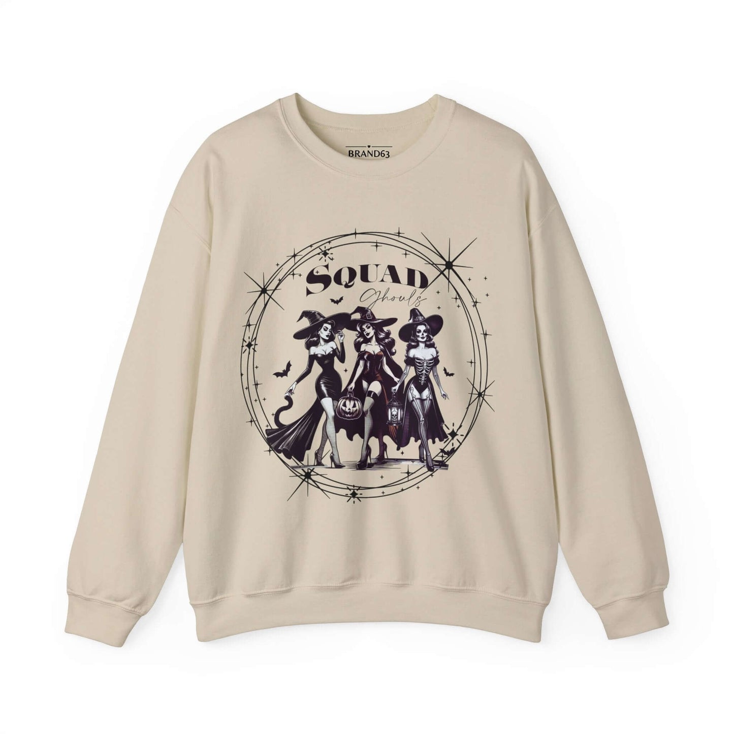 Squad Ghouls Witchy Halloween Sweatshirt, Brand63