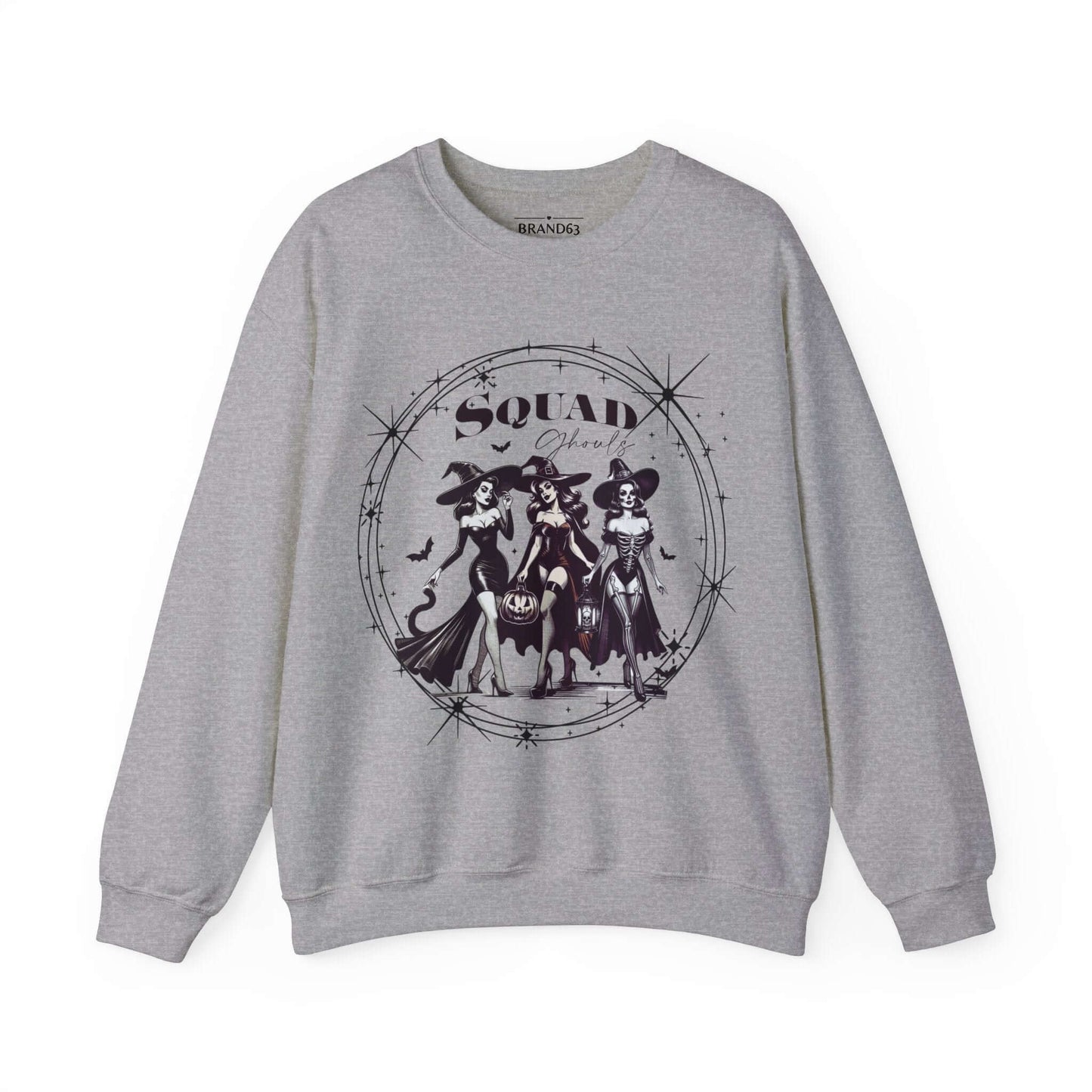 Squad Ghouls Witchy Halloween Sweatshirt, Brand63