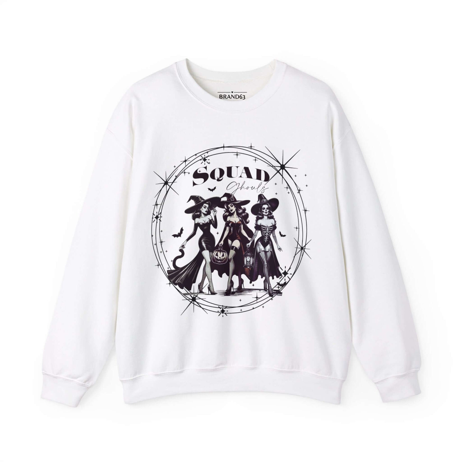 Squad Ghouls Witchy Halloween Sweatshirt, Brand63