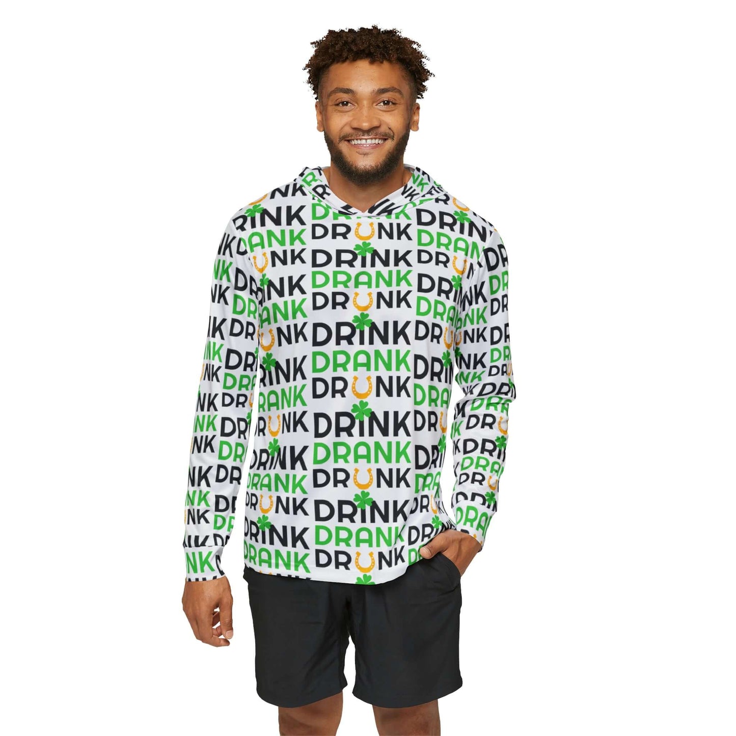 St. Patrick's Day Men's Sports Warmup Hoodie, Brand63
