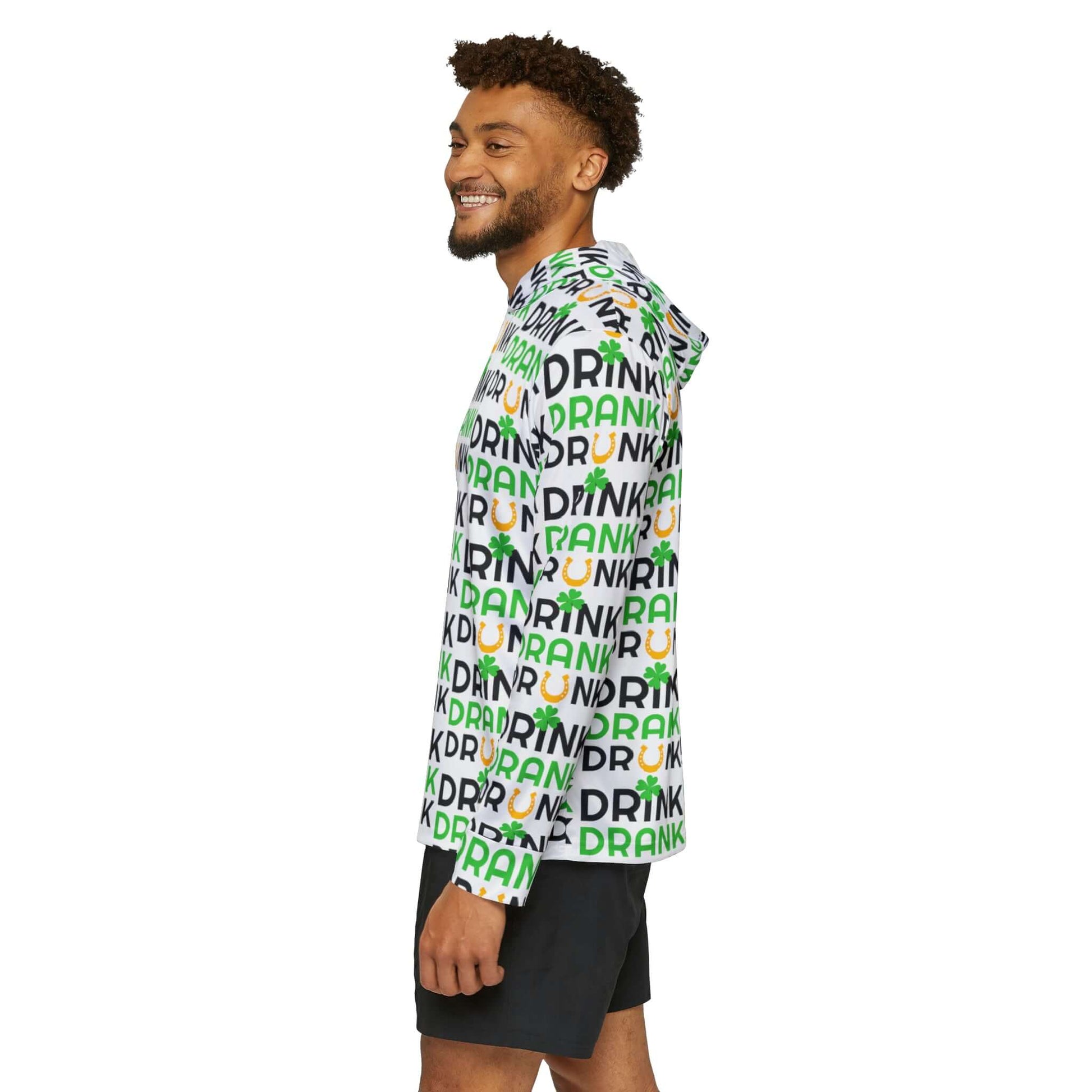 St. Patrick's Day Men's Sports Warmup Hoodie, Brand63