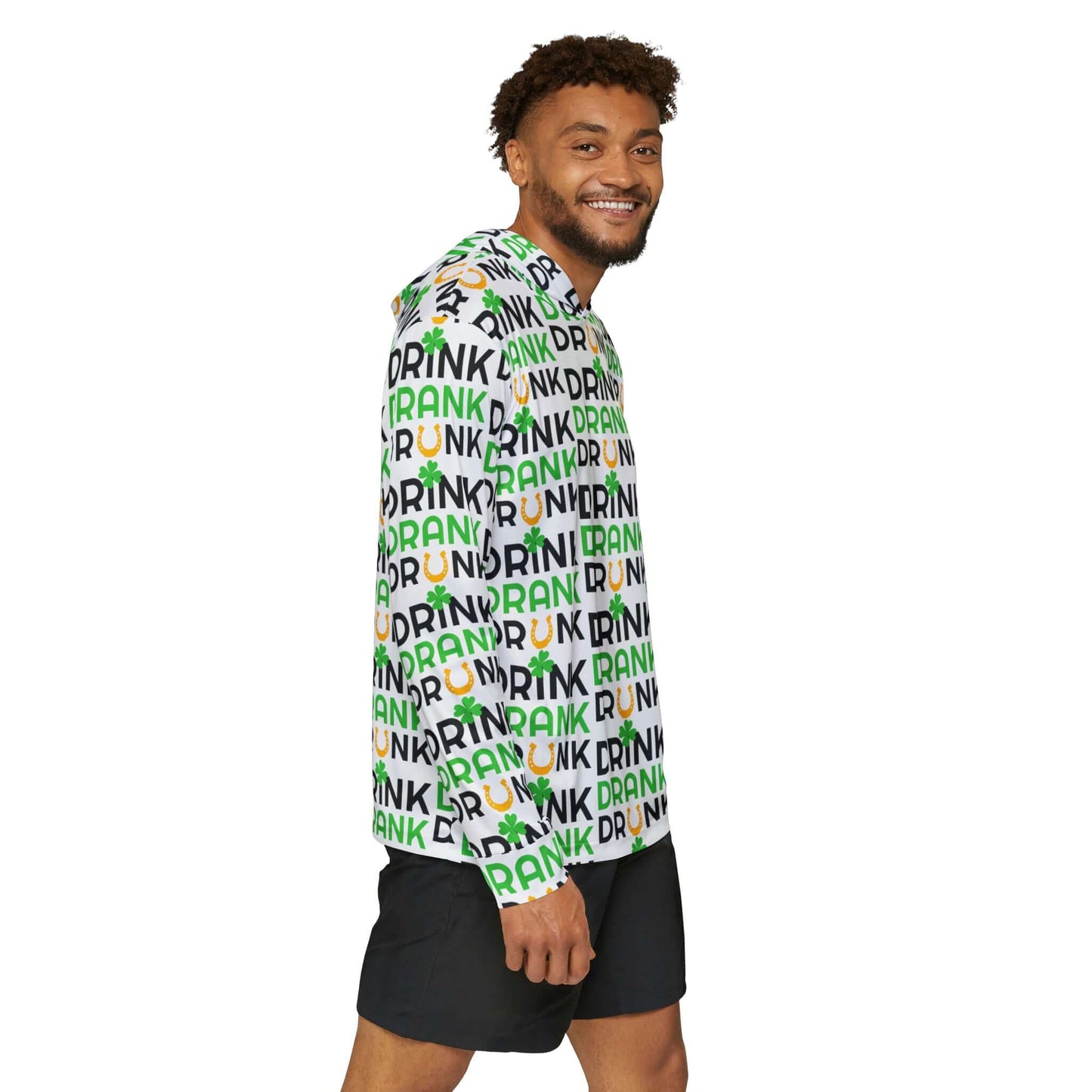 St. Patrick's Day Men's Sports Warmup Hoodie, Brand63