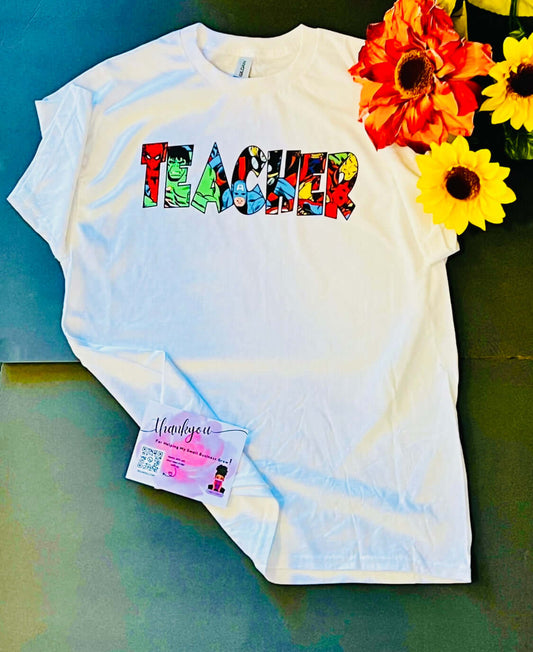 Superhero Teacher T-shirt | Limited Quantity, Brand63