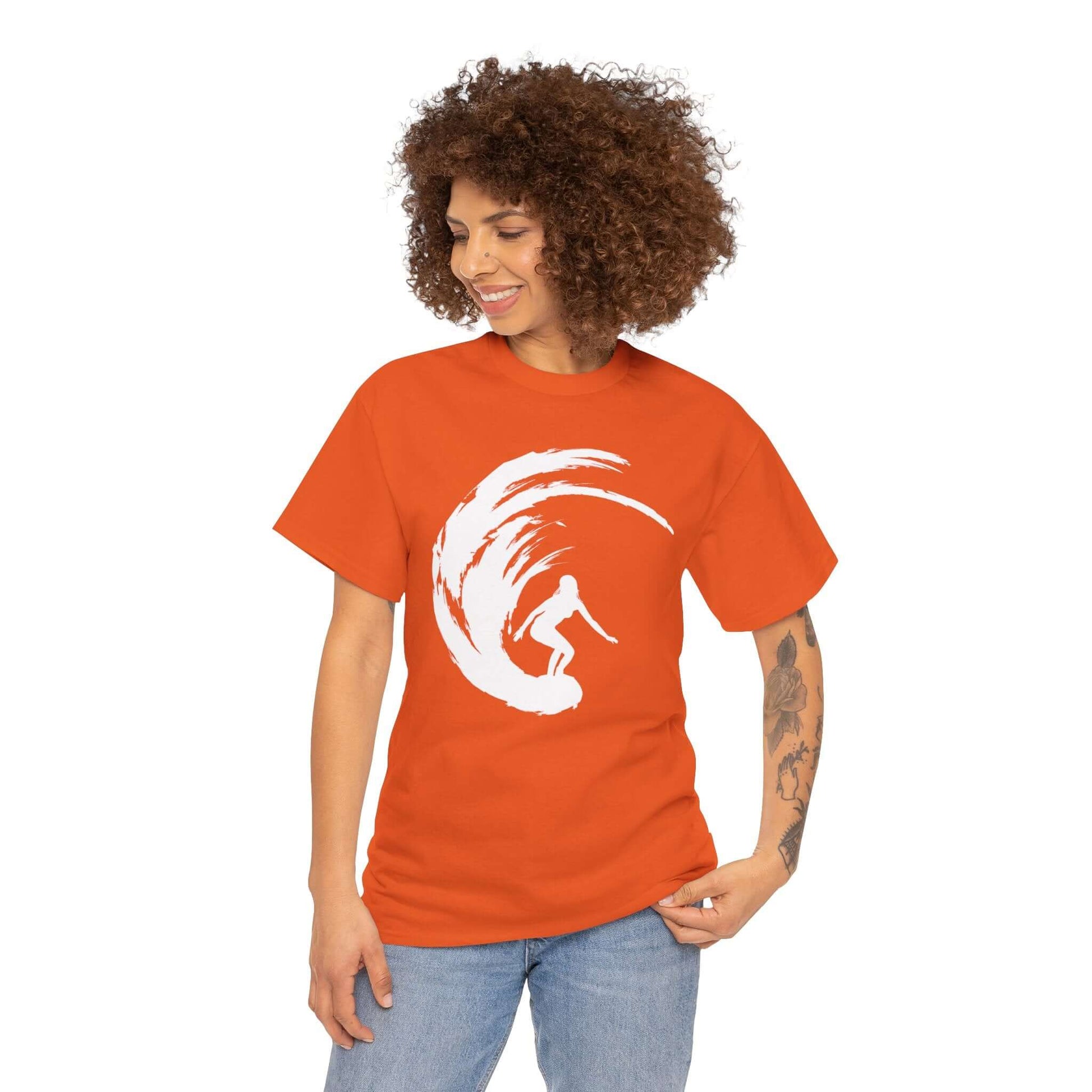 Surf's Up! Women's Cotton Tee, Brand63