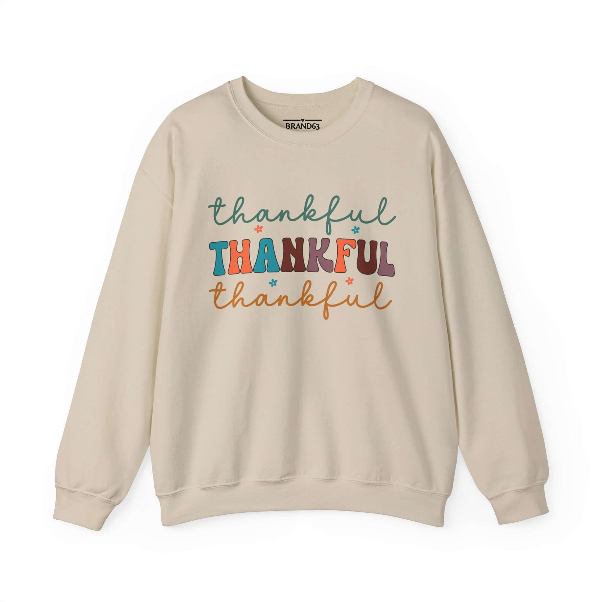 Thanksgiving Women's Sweatshirt | Thankful Cozy Stylish Fall Essential, Brand63