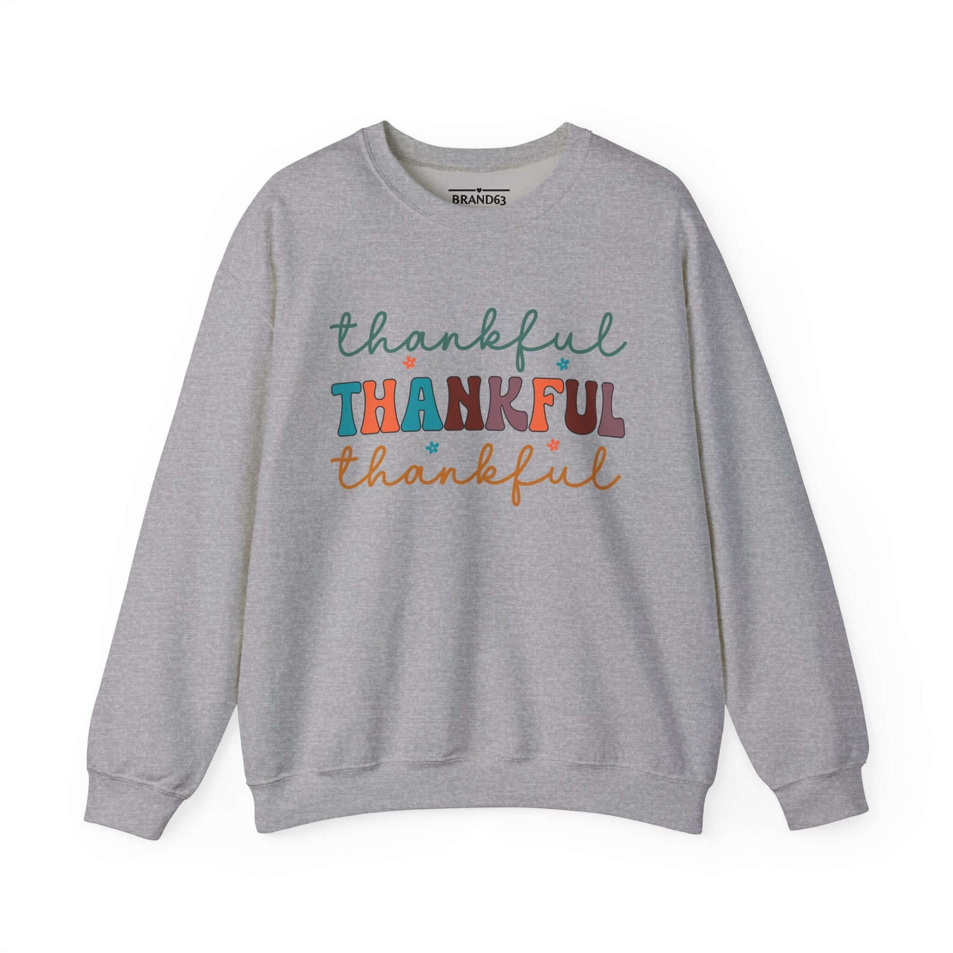 Thanksgiving Women's Sweatshirt | Thankful Cozy Stylish Fall Essential, Brand63