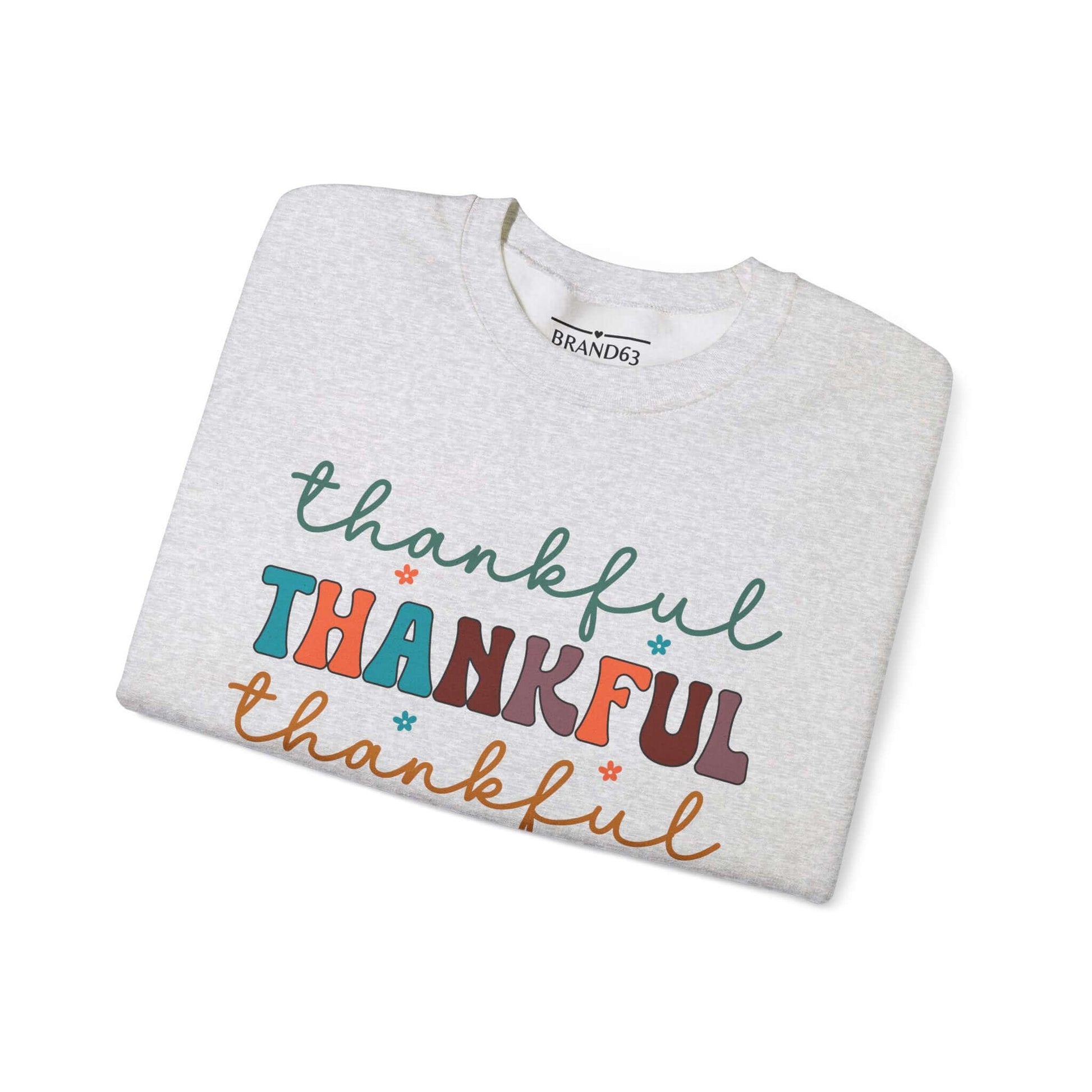 Thanksgiving Women's Sweatshirt | Thankful Cozy Stylish Fall Essential, Brand63