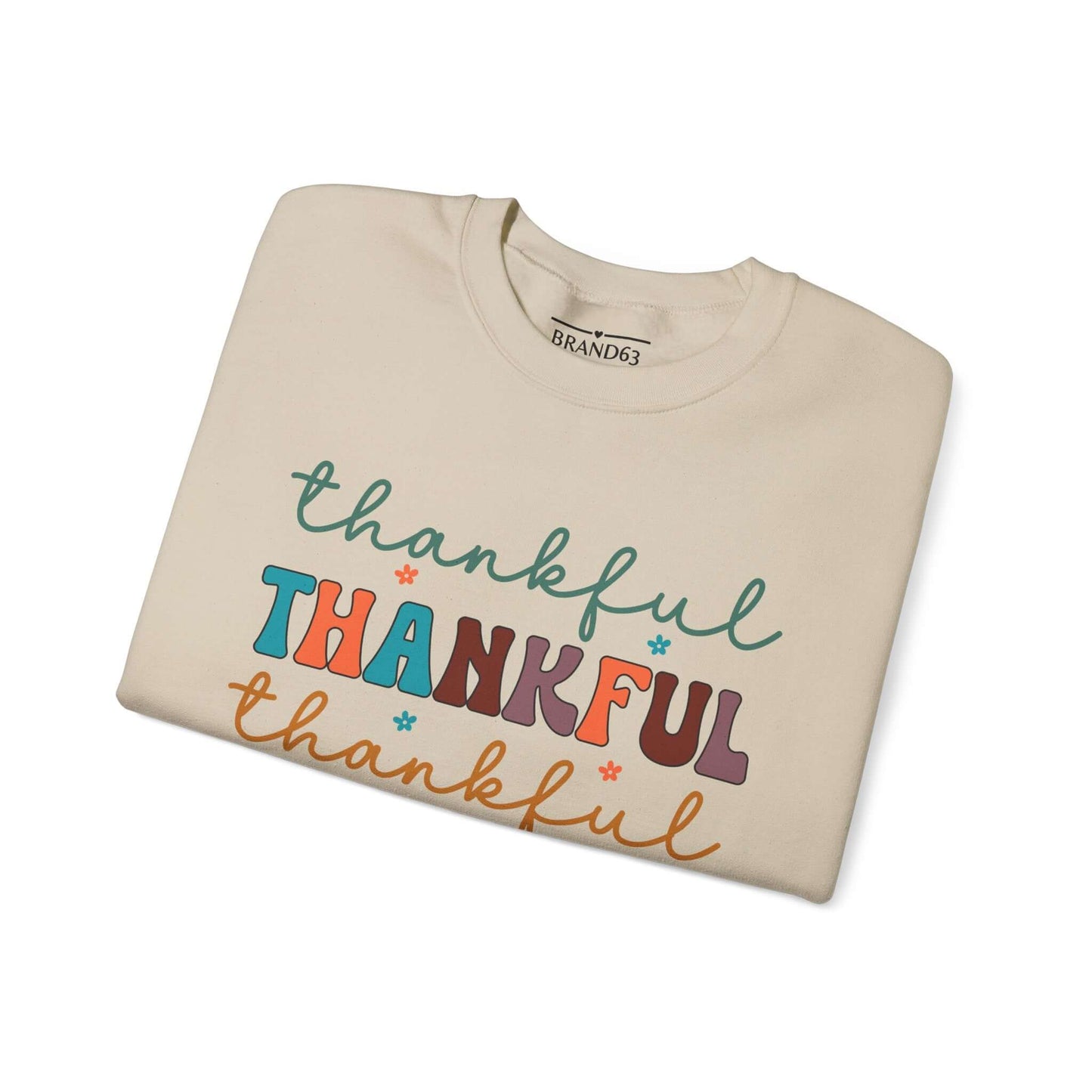 Thanksgiving Women's Sweatshirt | Thankful Cozy Stylish Fall Essential, Brand63