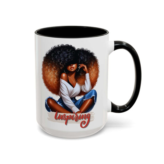 "The Inspiration" Afro Art Coffee Mug, Brand63