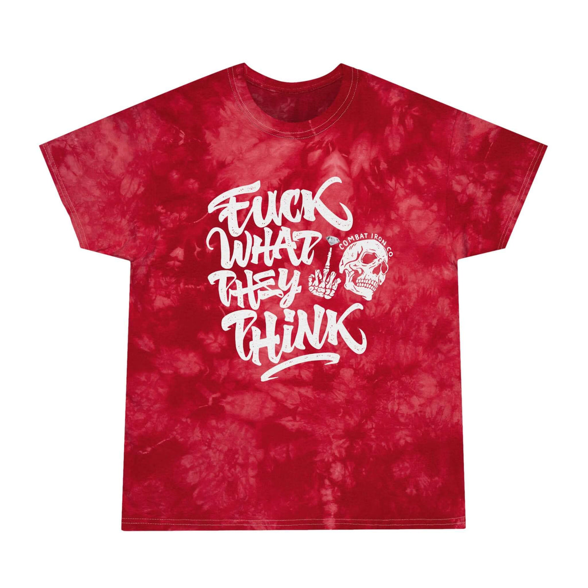 The Motto Tie-Dye Graphic Streetwear Tee — “Fuck What They Think”, Brand63