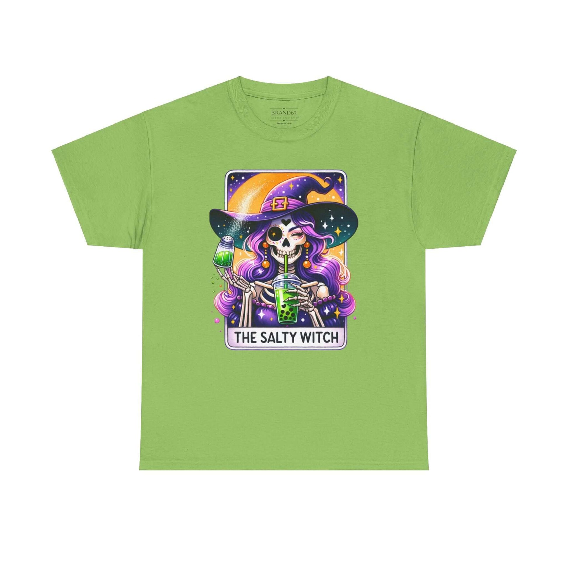 The Salty Witch Halloween T-Shirt | Witchy Halloween Plus Size Cotton Tee, Brand63