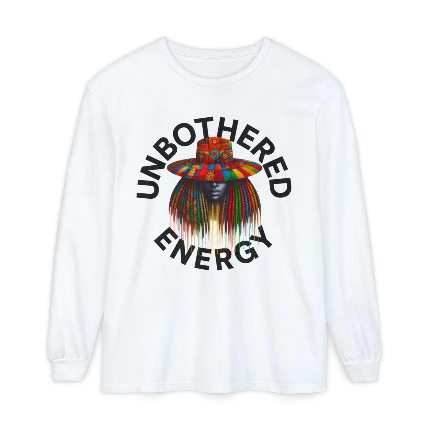 Unbothered Energy Long Sleeve T-Shirt, Brand63