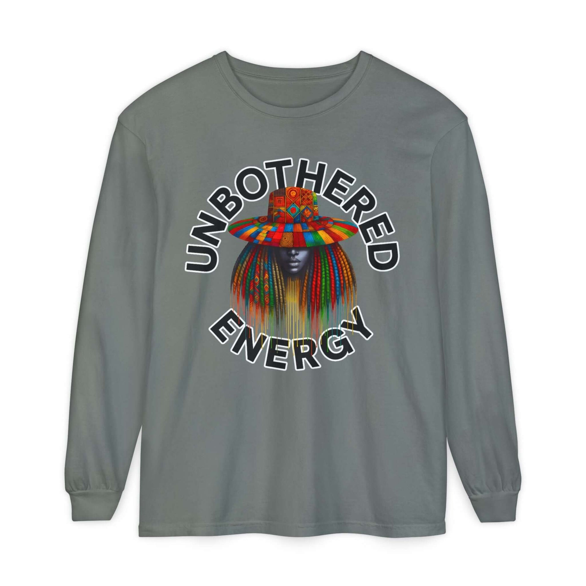 Unbothered Energy Long Sleeve T-Shirt, Brand63