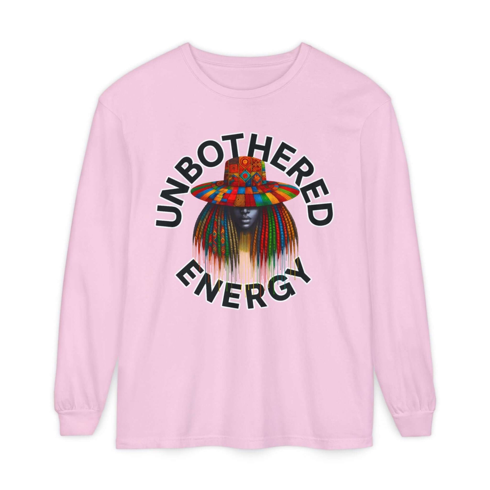 Unbothered Energy Long Sleeve T-Shirt, Brand63