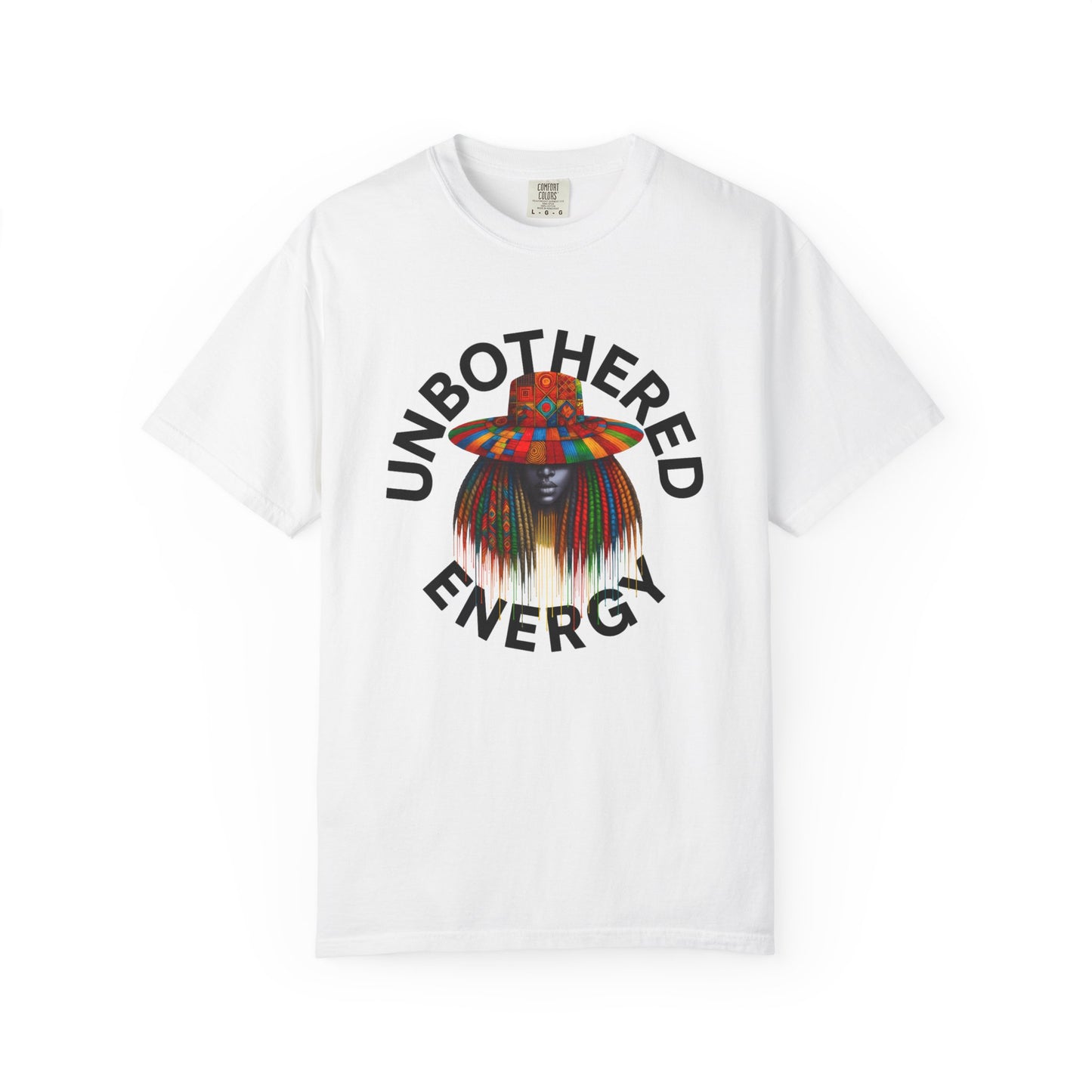 Unbothered Energy T-Shirt — Self Expression Graphic Tee, Brand63