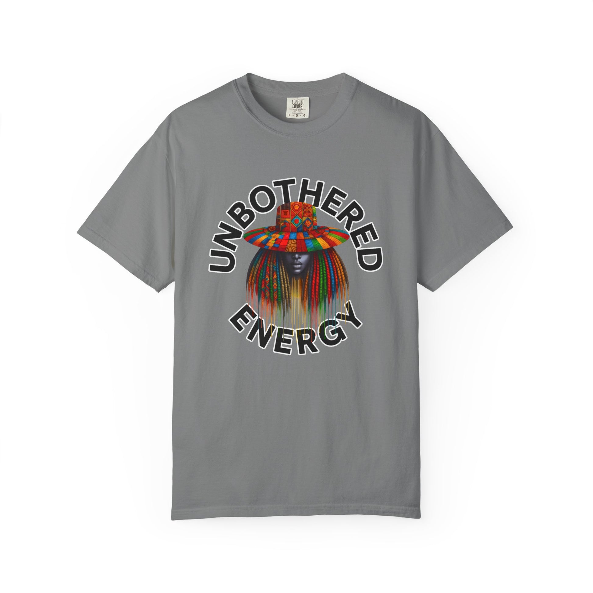 Unbothered Energy T-Shirt — Self Expression Graphic Tee, Brand63