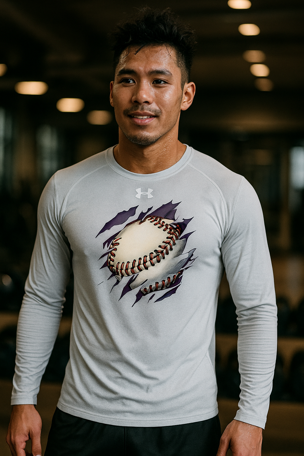 Under Armour Team Baseball Long Sleeve Tee, Brand63