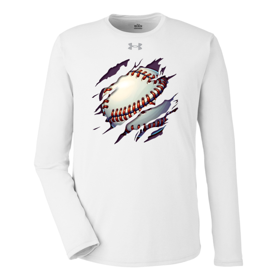 Under Armour Team Baseball Long Sleeve Tee, Brand63