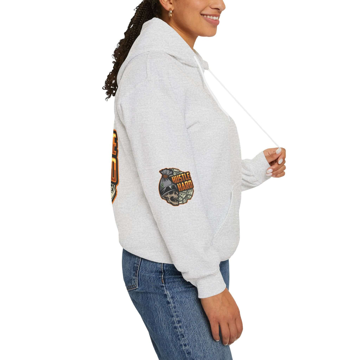 Urban Hustle-Hard Unisex Heavy Blend™ Hoodie, Brand63