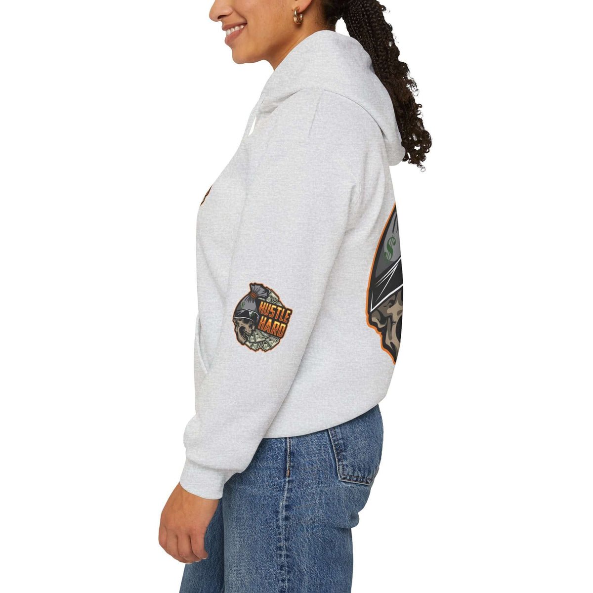 Urban Hustle-Hard Unisex Heavy Blend™ Hoodie, Brand63