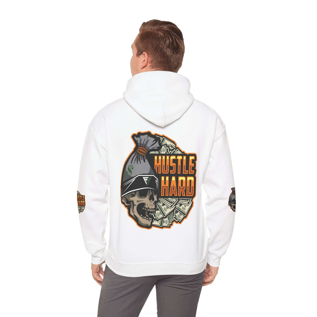 Urban Hustle-Hard Unisex Heavy Blend™ Hoodie, Brand63