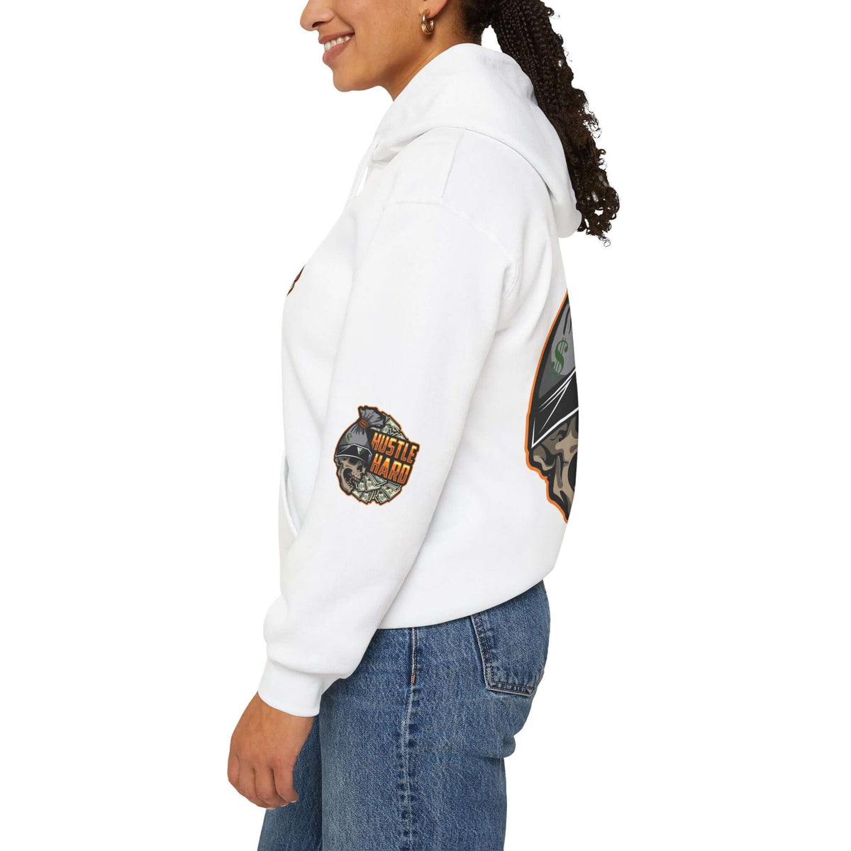 Urban Hustle-Hard Unisex Heavy Blend™ Hoodie, Brand63