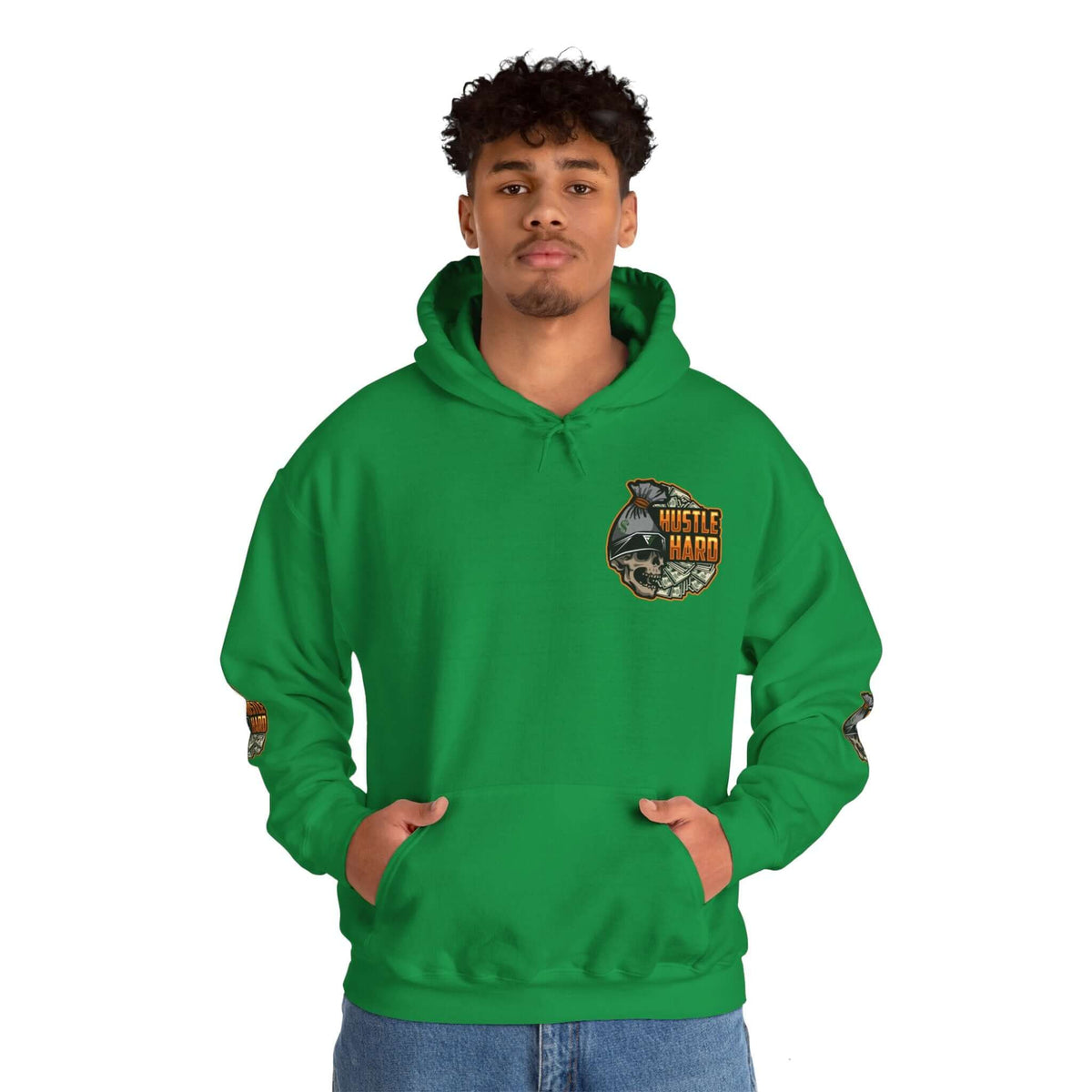 Urban Hustle-Hard Unisex Heavy Blend™ Hoodie, Brand63