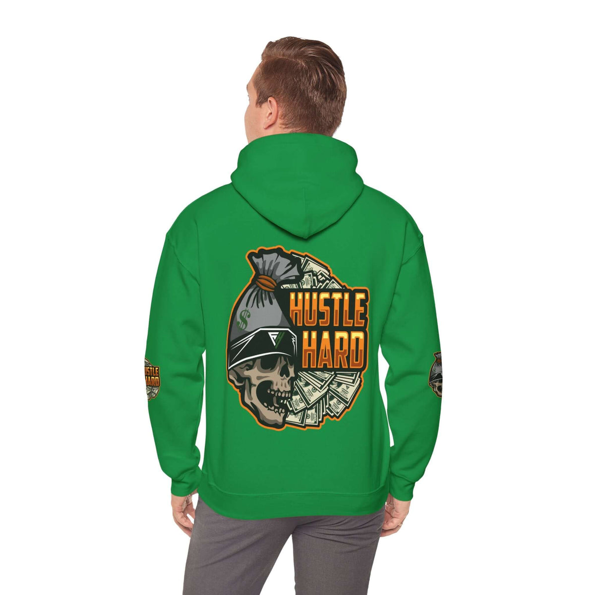 Urban Hustle-Hard Unisex Heavy Blend™ Hoodie, Brand63