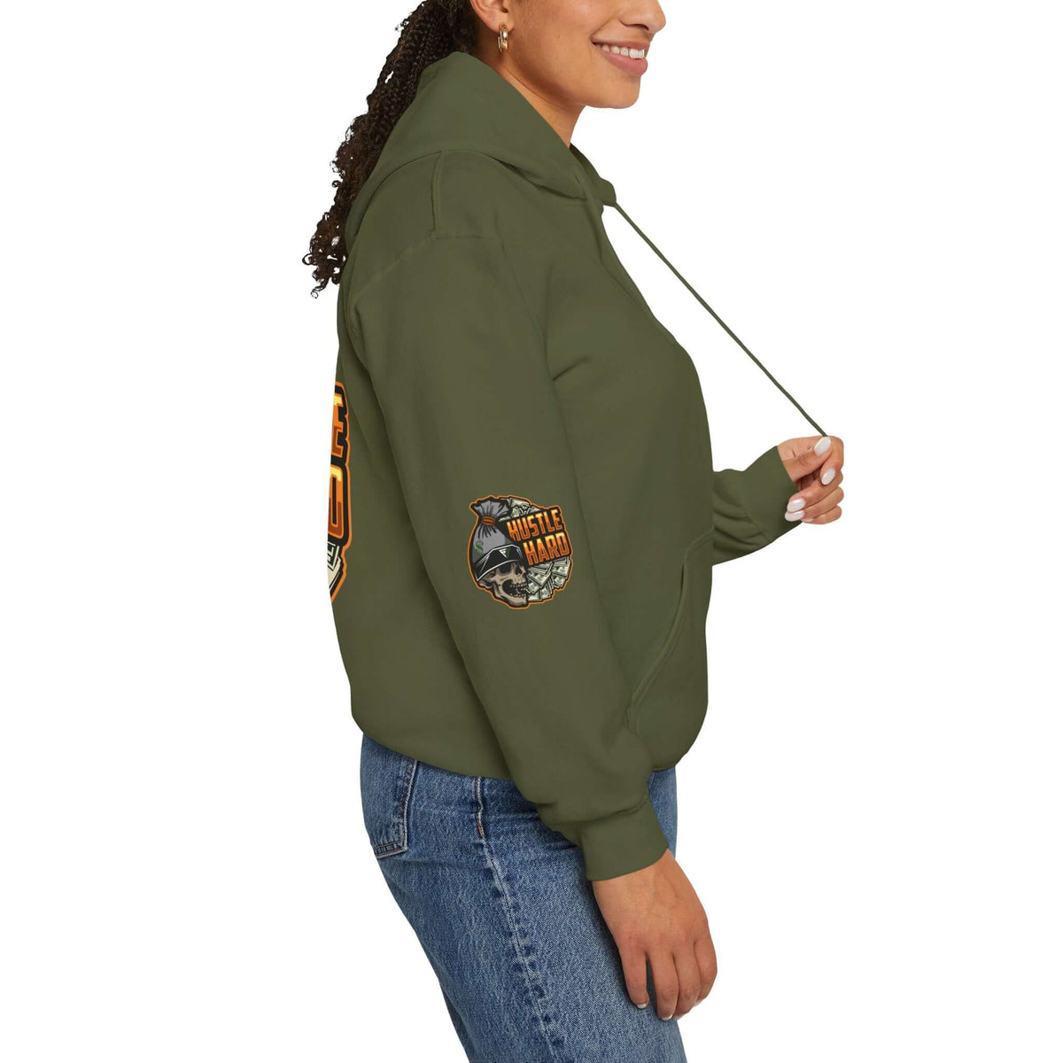 Urban Hustle-Hard Unisex Heavy Blend™ Hoodie, Brand63