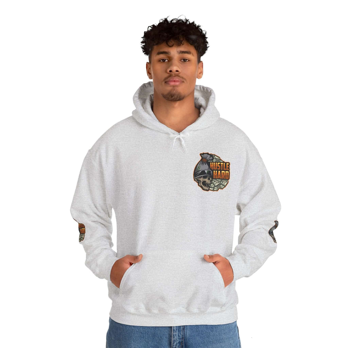 Urban Hustle-Hard Unisex Heavy Blend™ Hoodie, Brand63