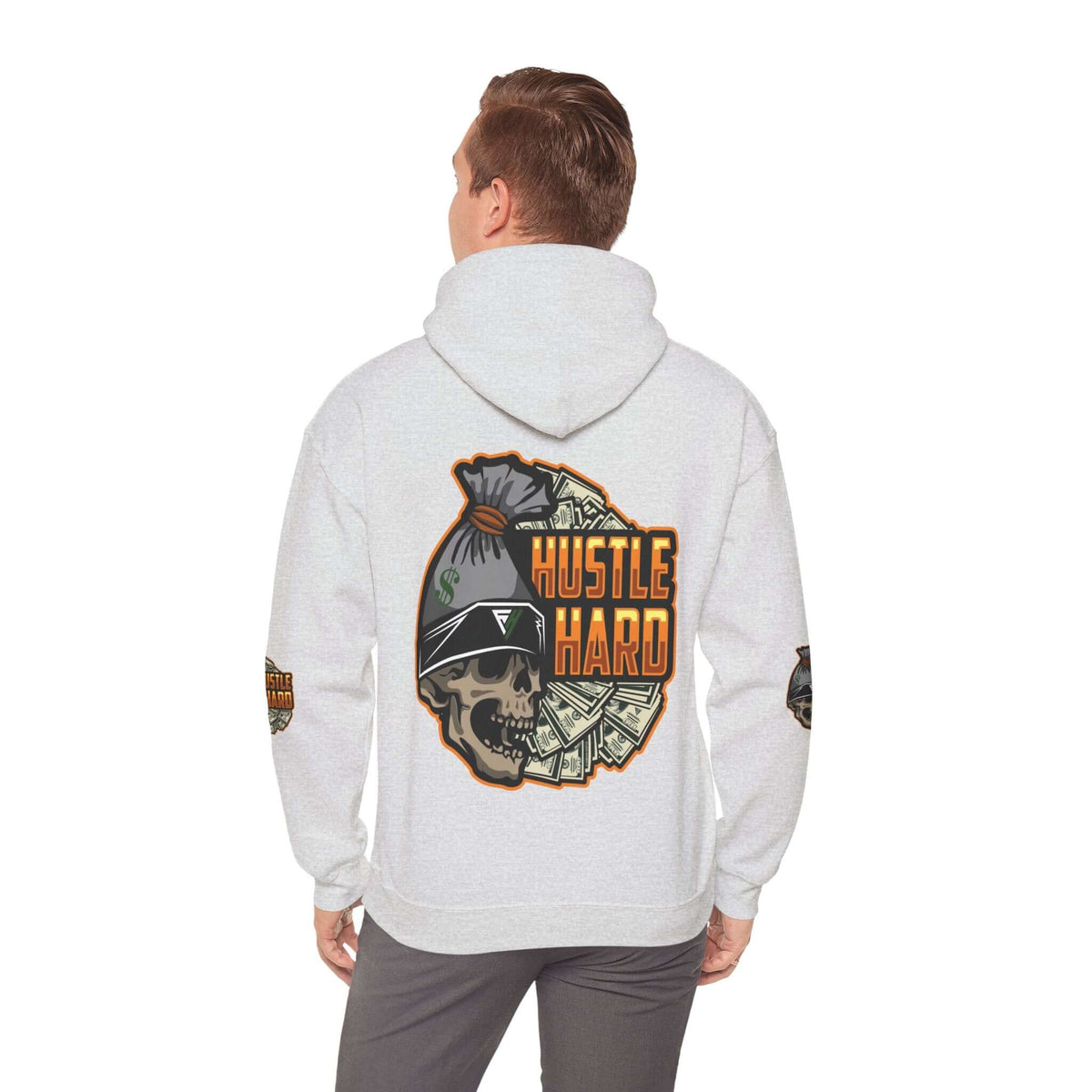 Urban Hustle-Hard Unisex Heavy Blend™ Hoodie, Brand63