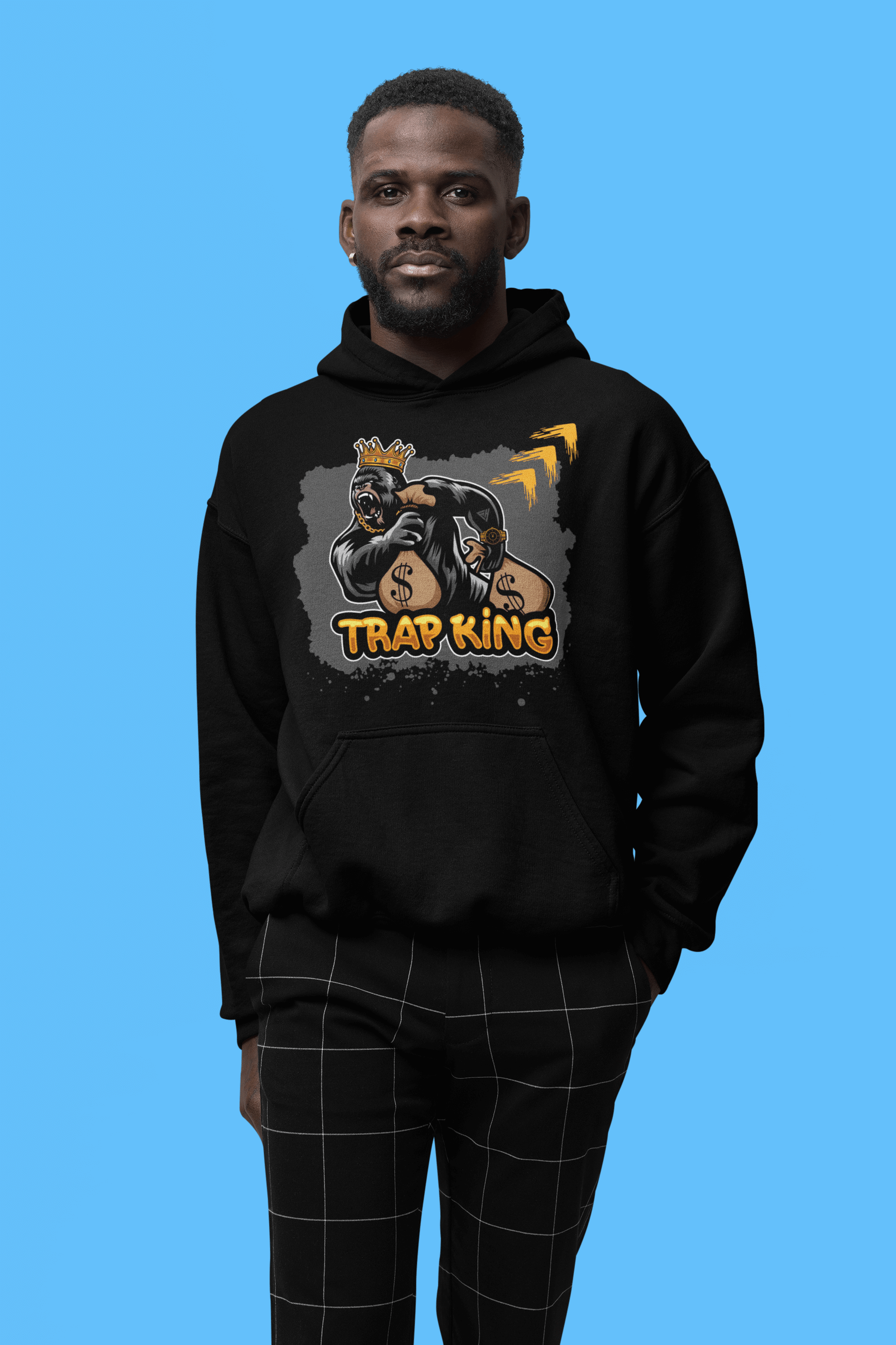 Urban Wear Trap King Hoodie | Unisex Heavy Blend™ Hoodie, Brand63