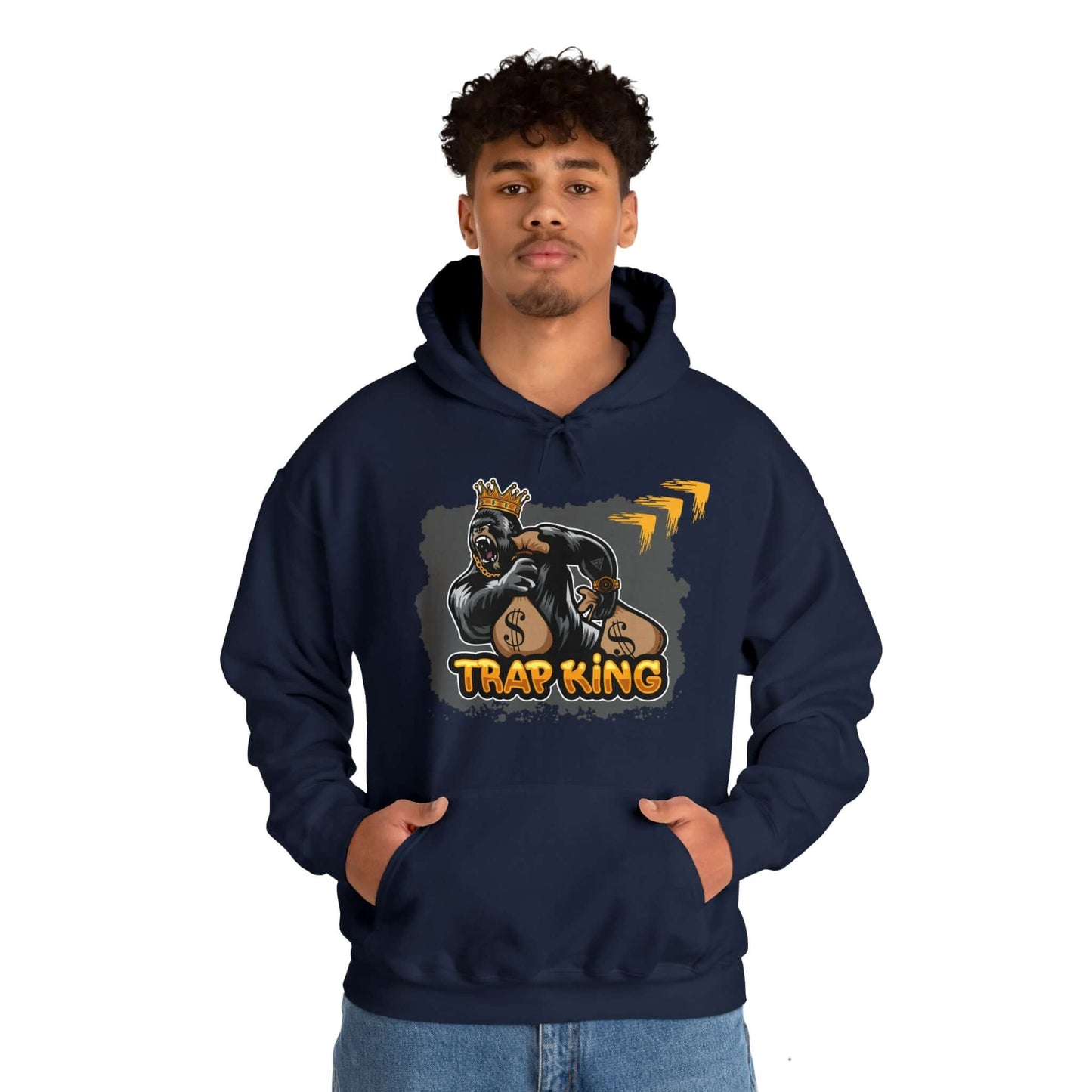 Urban Wear Trap King Hoodie | Unisex Heavy Blend™ Hoodie, Brand63