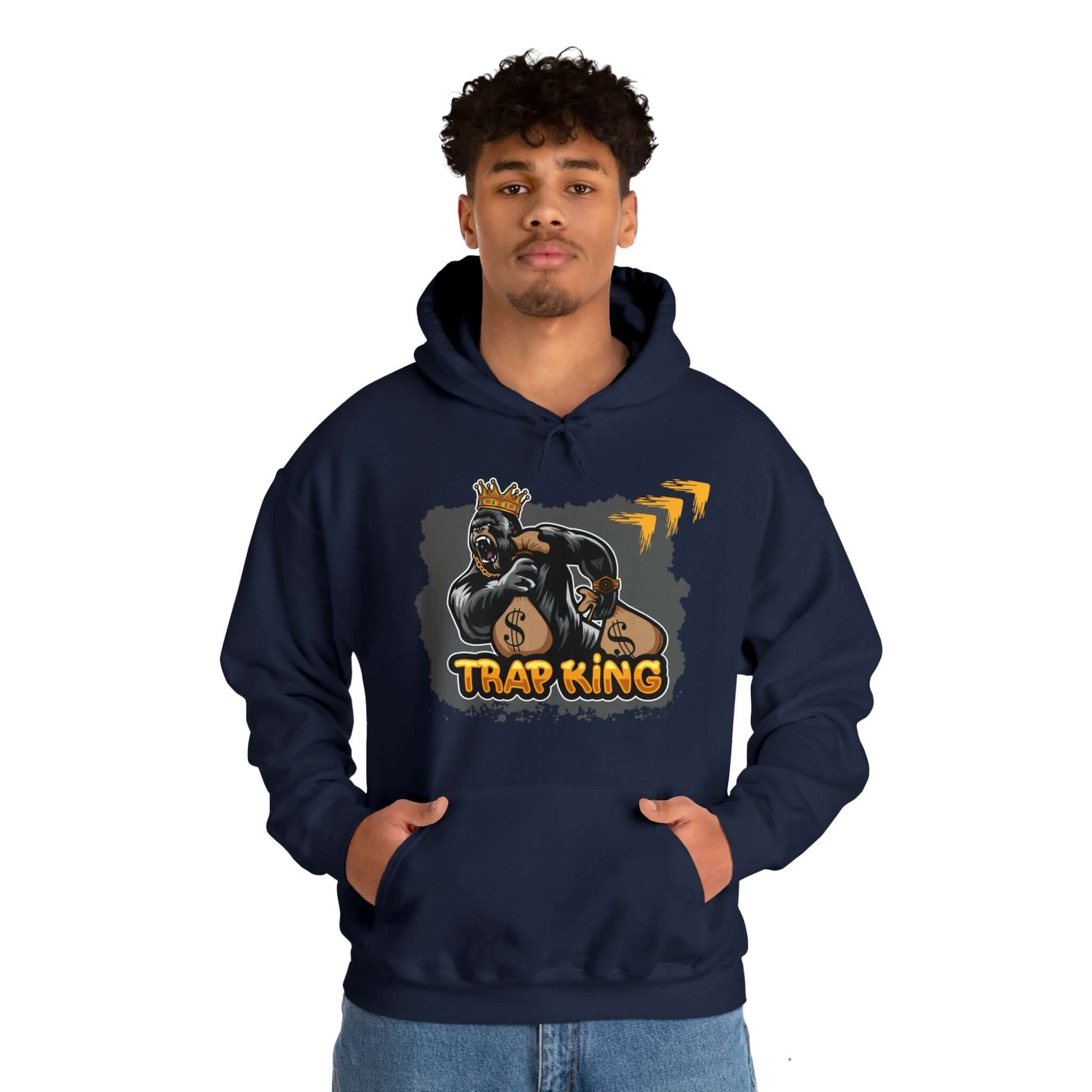 Urban Wear Trap King Hoodie | Unisex Heavy Blend™ Hoodie, Brand63