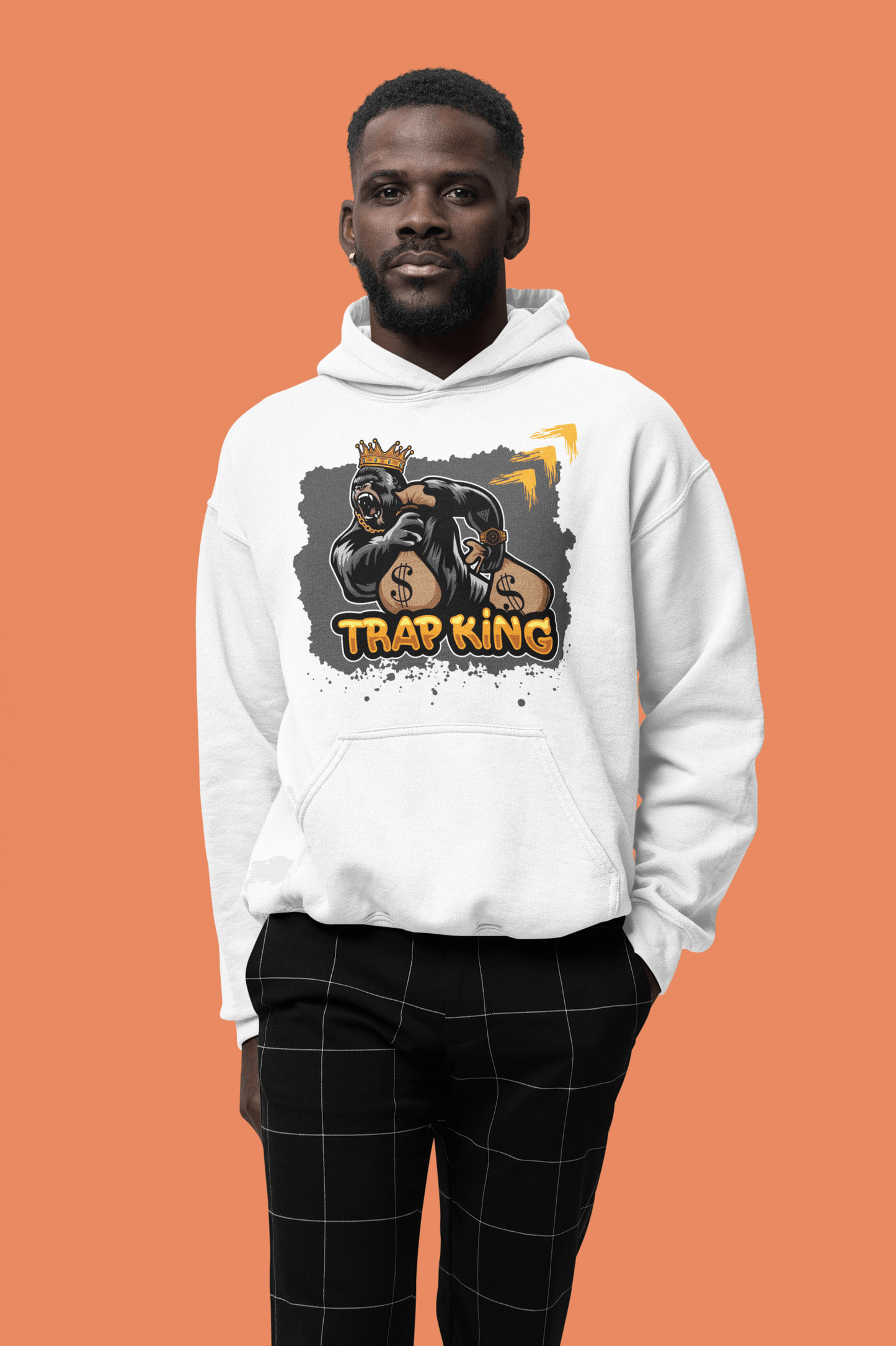 Urban Wear Trap King Hoodie | Unisex Heavy Blend™ Hoodie, Brand63