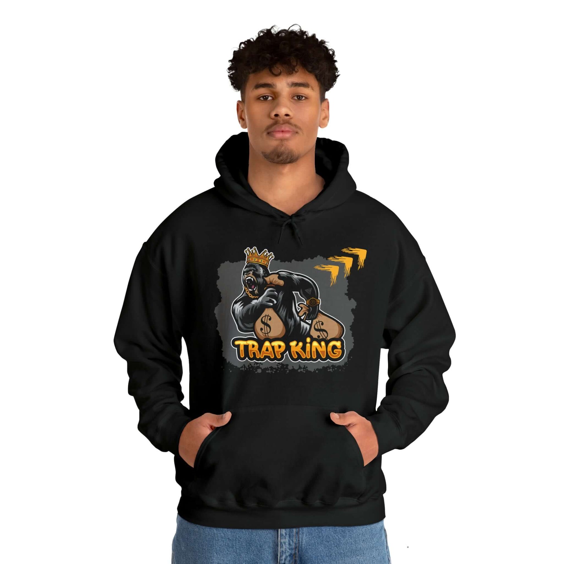 Urban Wear Trap King Hoodie | Unisex Heavy Blend™ Hoodie, Brand63