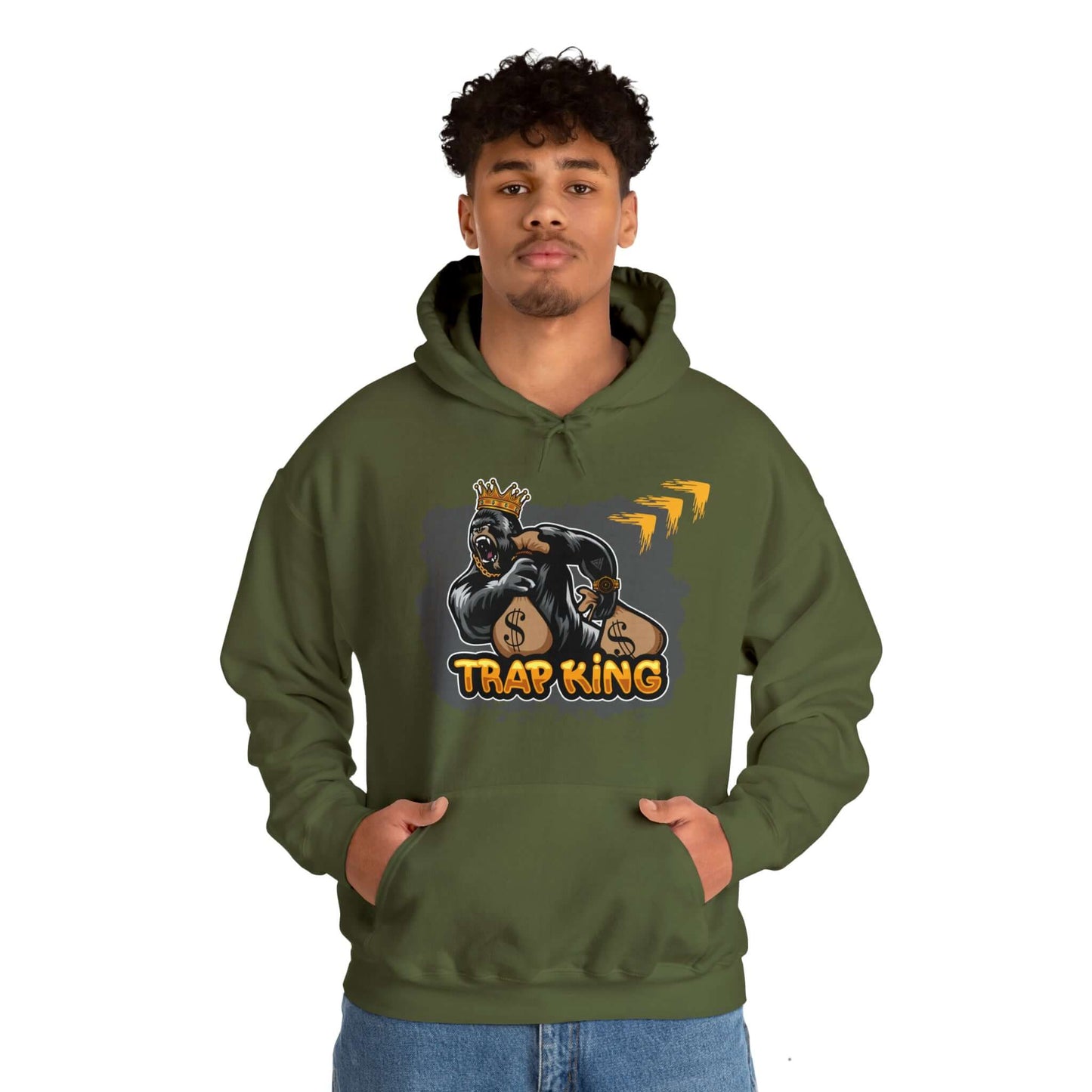 Urban Wear Trap King Hoodie | Unisex Heavy Blend™ Hoodie, Brand63