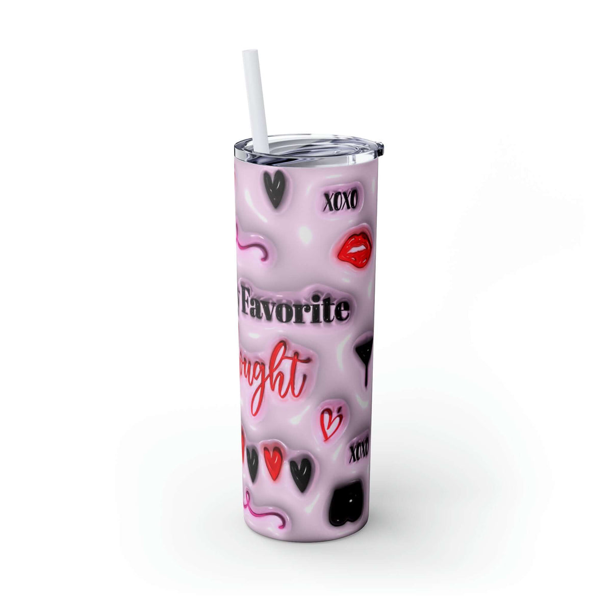 Valentine's Day Dirty Thoughts Skinny Tumbler, Brand63