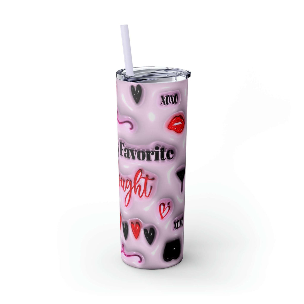 Valentine's Day Dirty Thoughts Skinny Tumbler, Brand63