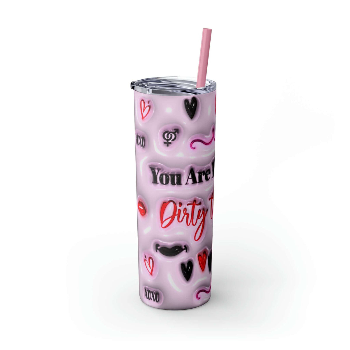 Valentine's Day Dirty Thoughts Skinny Tumbler, Brand63