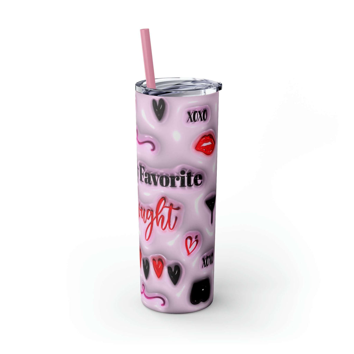 Valentine's Day Dirty Thoughts Skinny Tumbler, Brand63