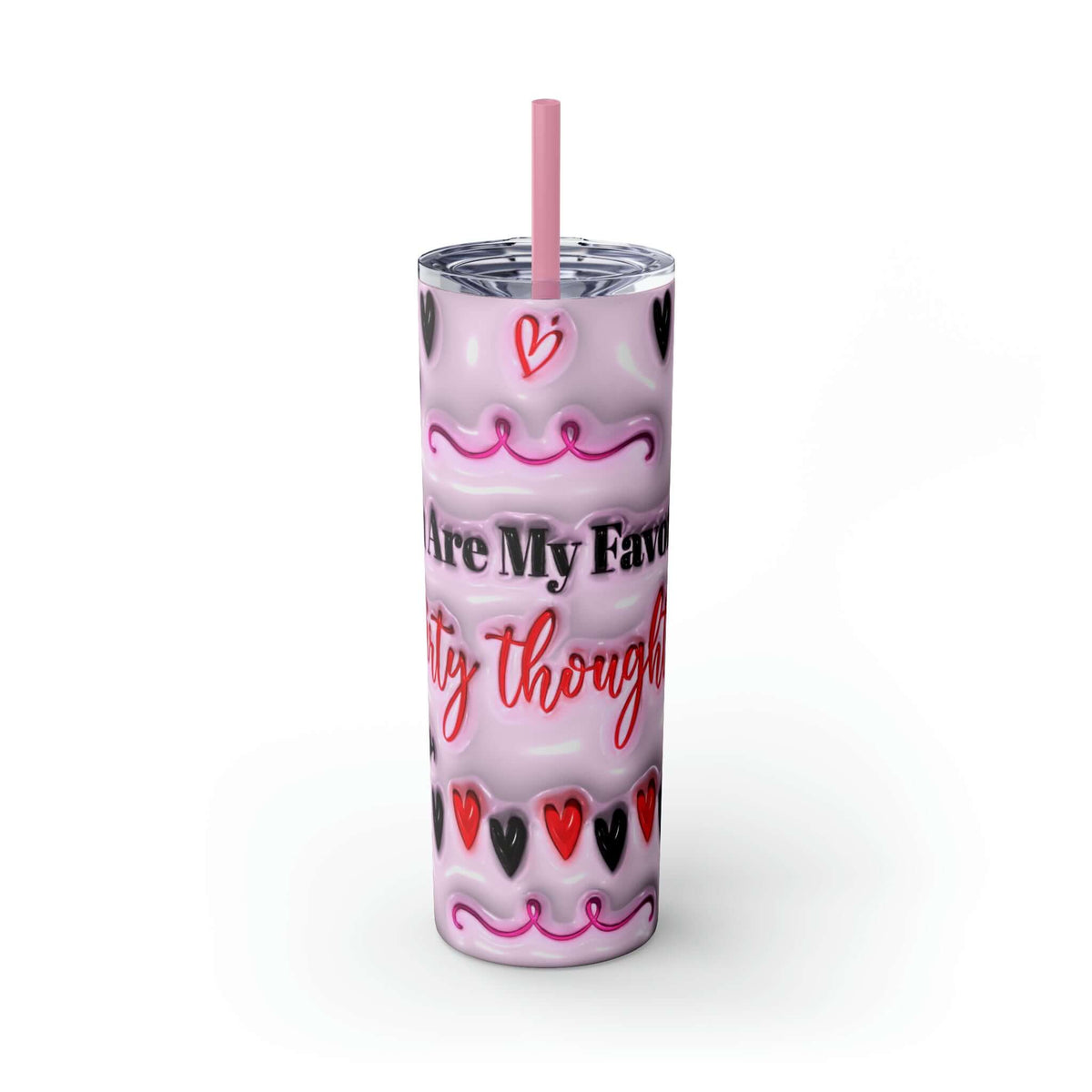 Valentine's Day Dirty Thoughts Skinny Tumbler, Brand63