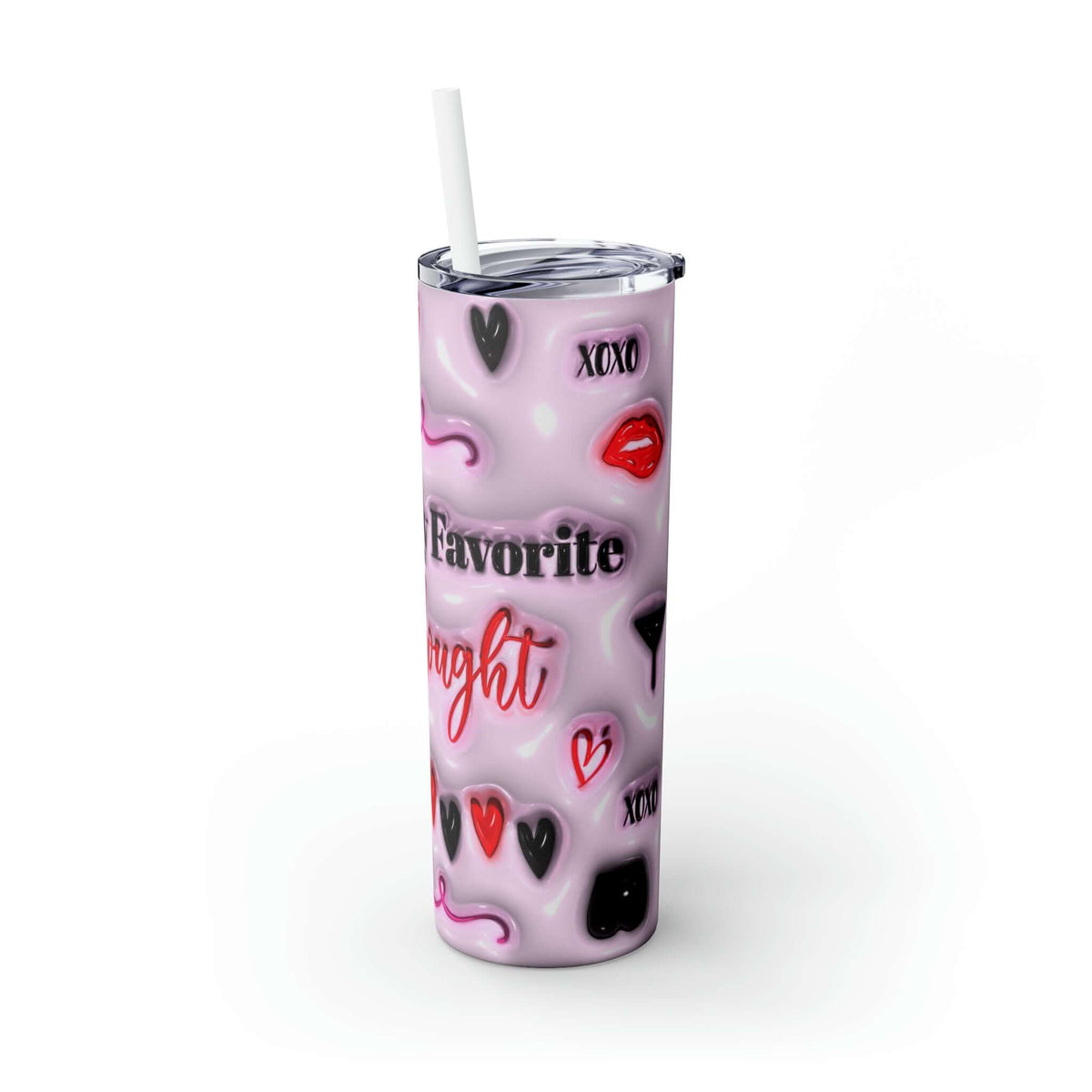 Valentine's Day Dirty Thoughts Skinny Tumbler, Brand63
