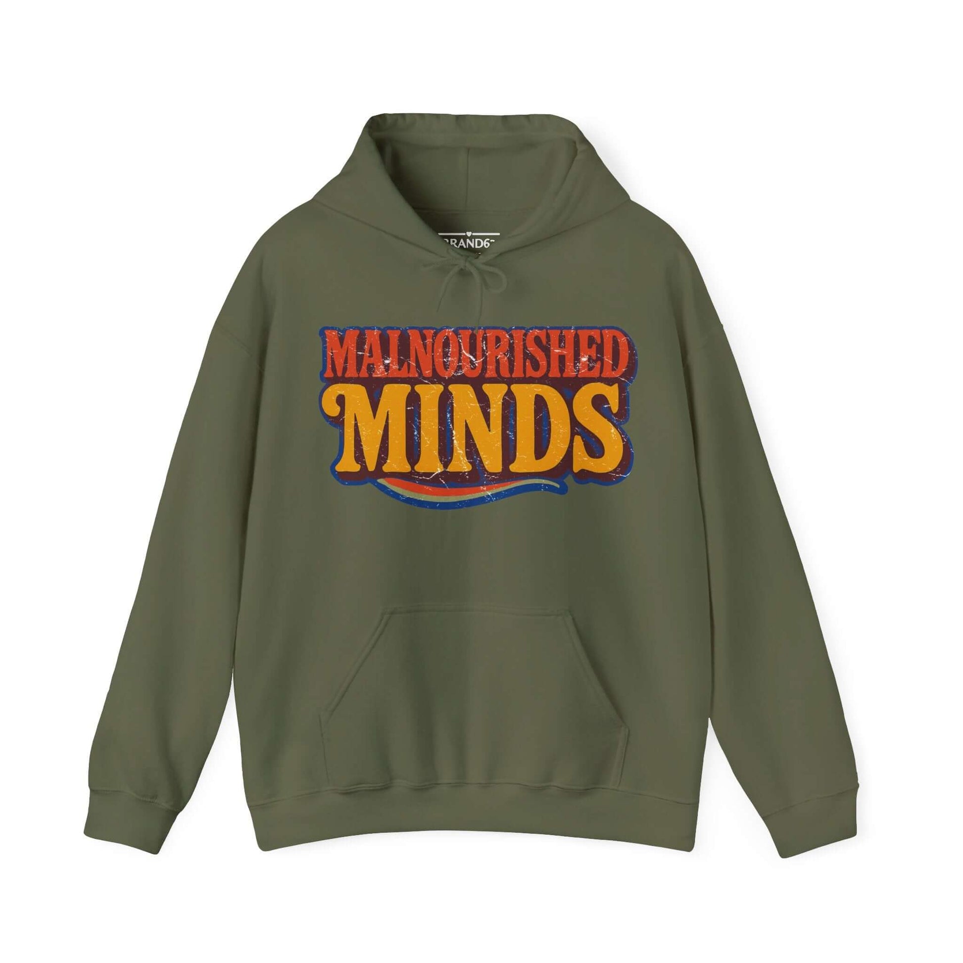 Vintage Retro Grunge Hoodie, Brand63