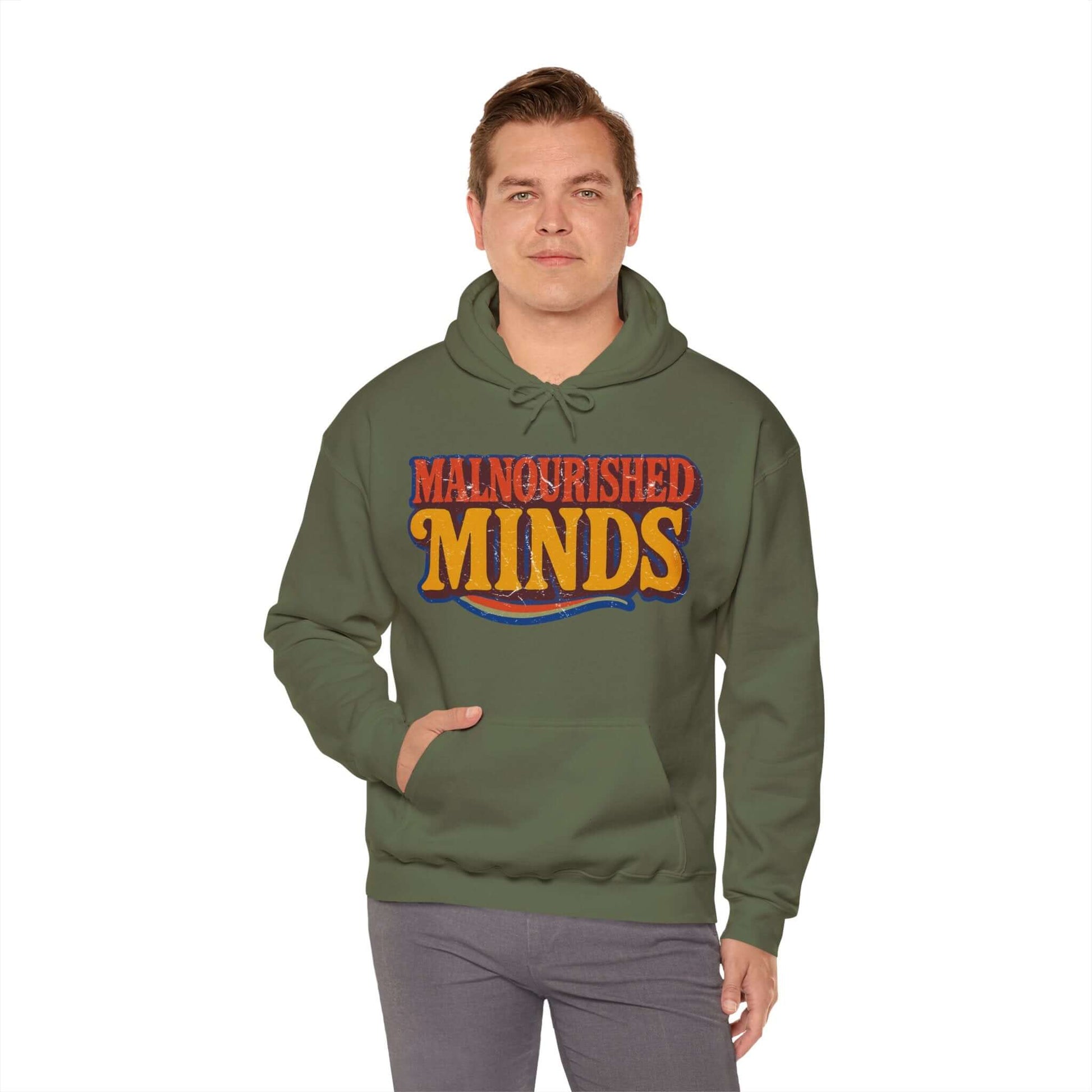 Vintage Retro Grunge Hoodie, Brand63